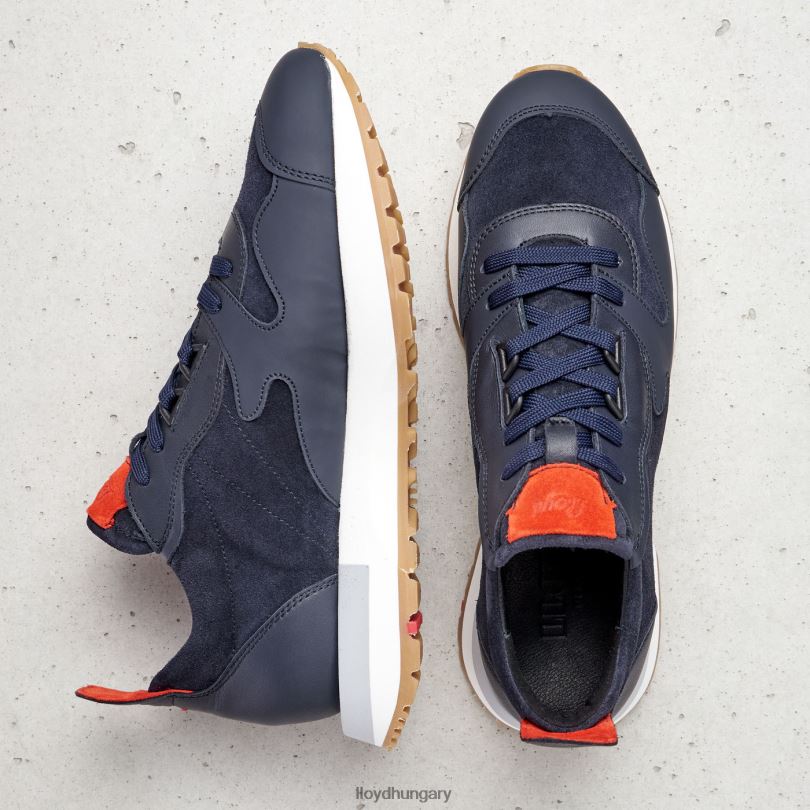 cipő HU LLOYD nők báránybőr tornacipő kék 6444N791