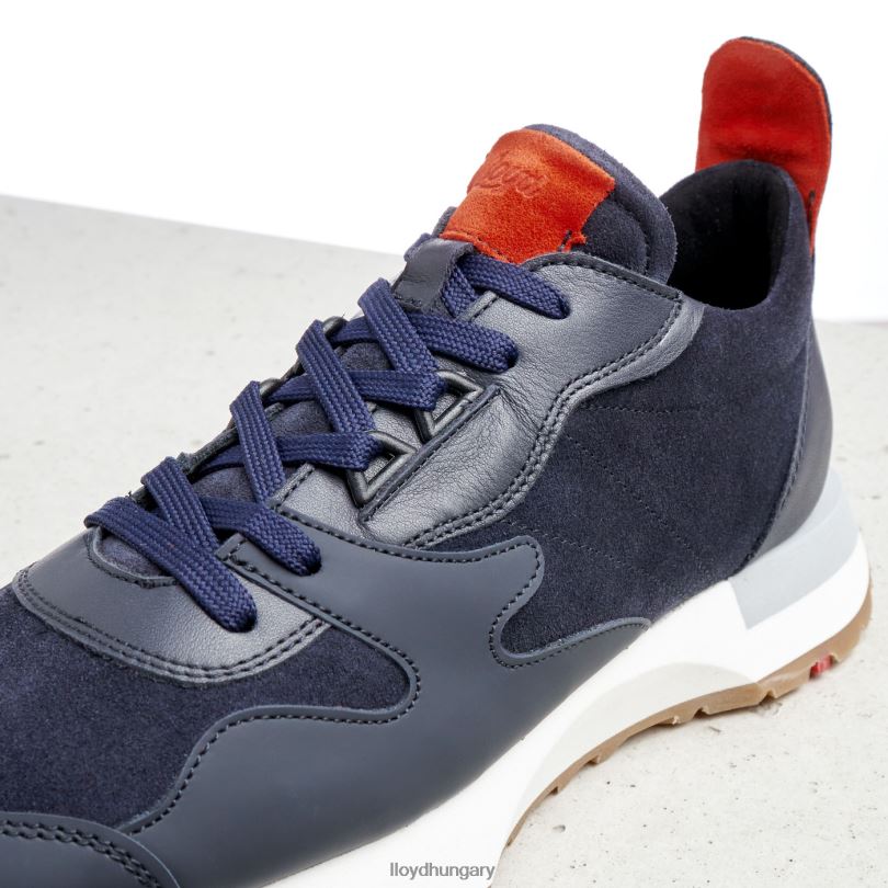 cipő HU LLOYD nők báránybőr tornacipő kék 6444N791