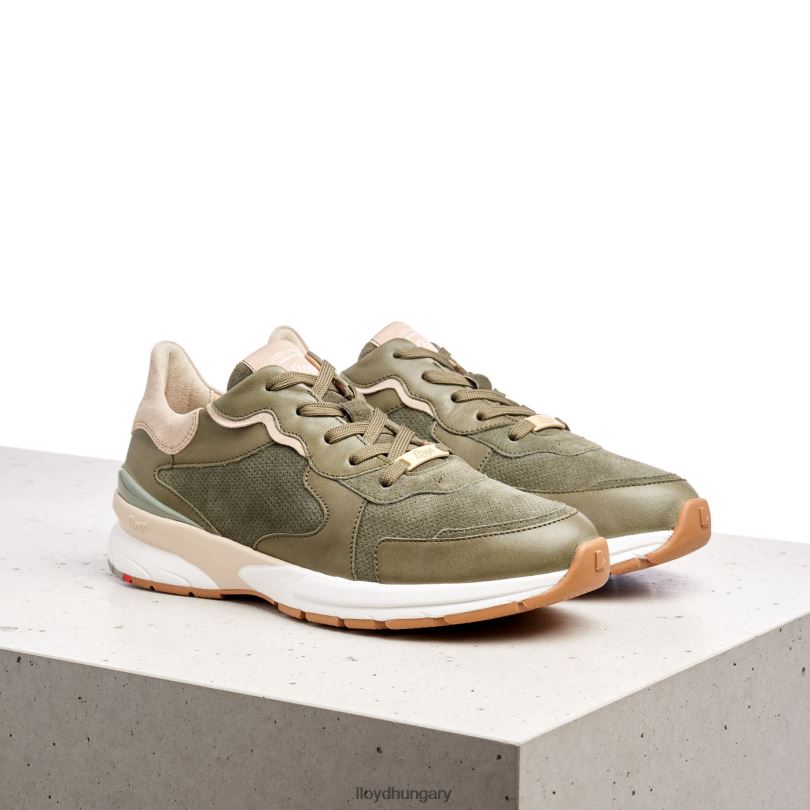 cipő HU LLOYD nők báránybőr tornacipő zöld 6444N817