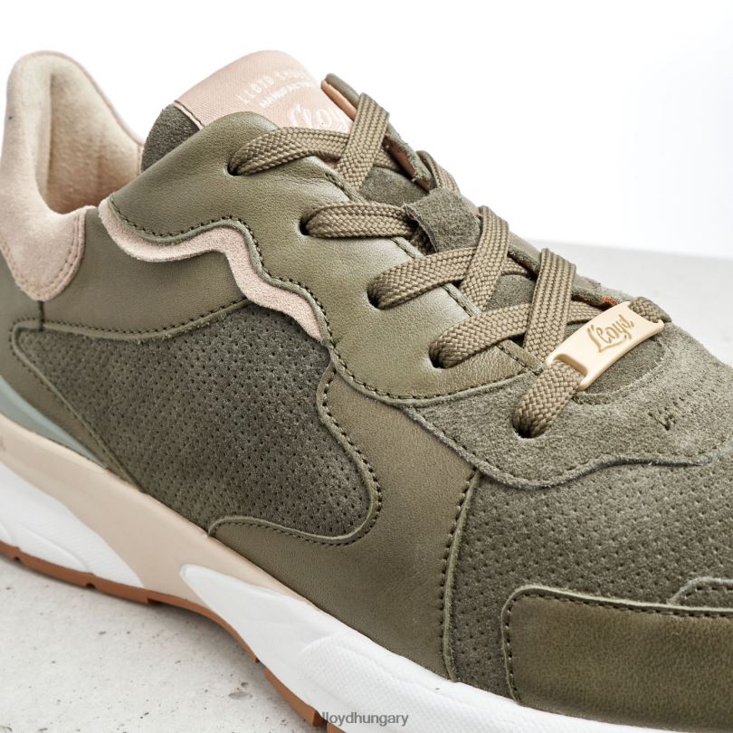 cipő HU LLOYD nők báránybőr tornacipő zöld 6444N817