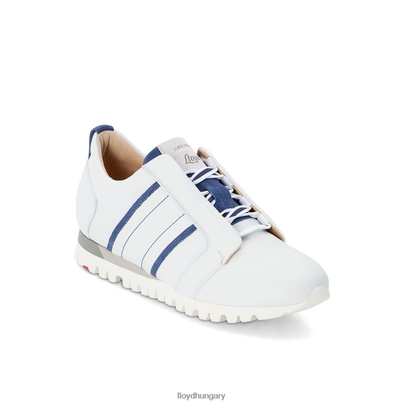 cipő HU LLOYD nők bőr tornacipők fehér 6444N850