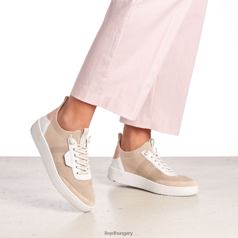 cipő HU LLOYD nők foltos sima bőr tornacipő kombinált 6444N783