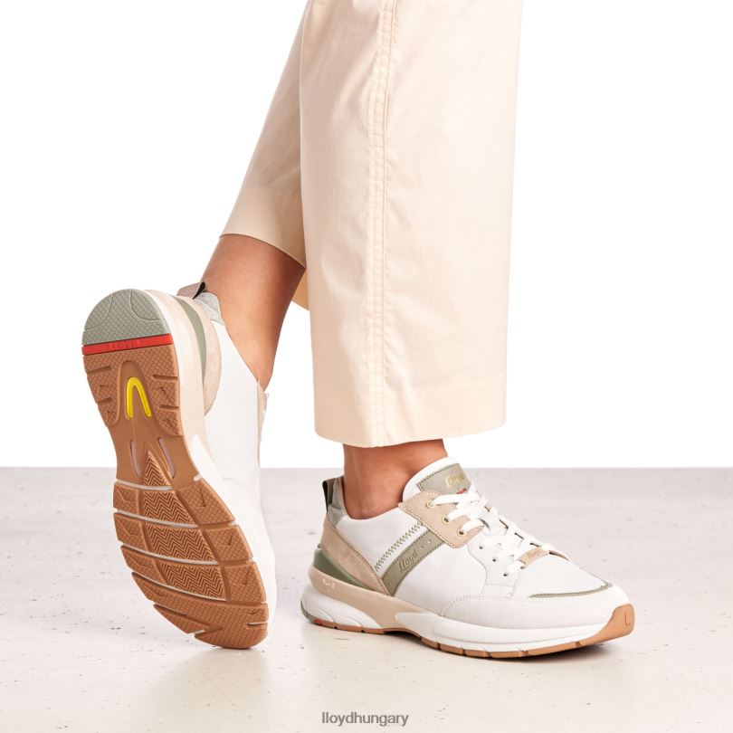 cipő HU LLOYD nők foltos sima bőr tornacipő kombinált 6444N840