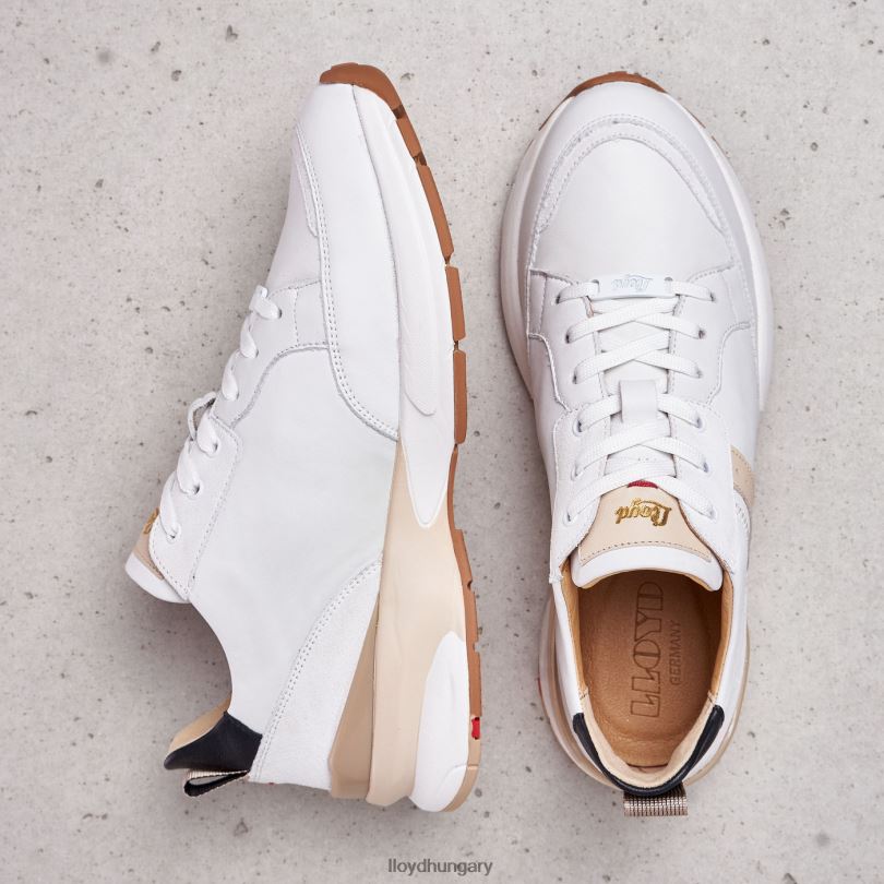 cipő HU LLOYD nők foltos sima bőr tornacipő kombinált 6444N846