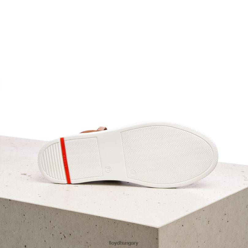 cipő HU LLOYD nők magas felső tornacipő barna 6444N859