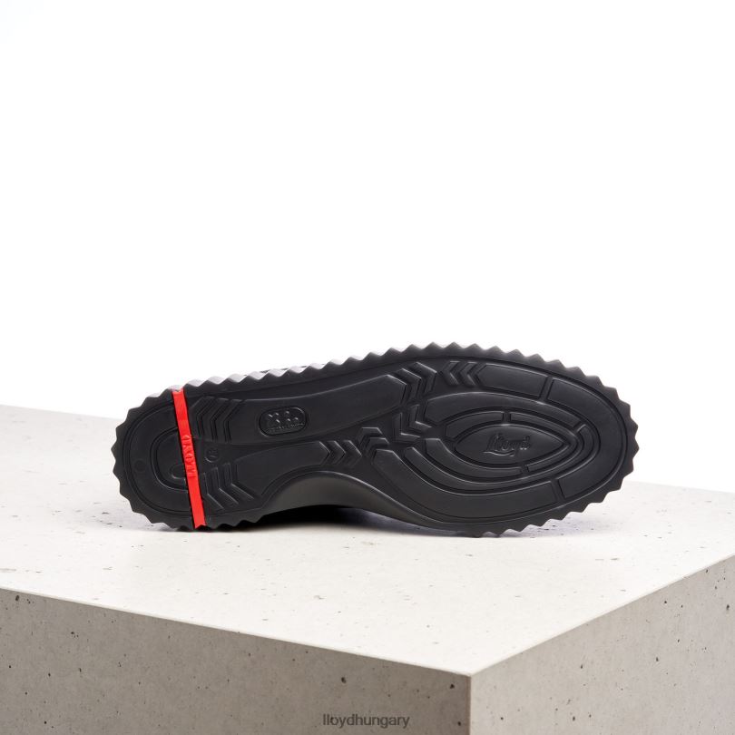 cipő HU LLOYD nők magas felső tornacipő fekete 6444N776