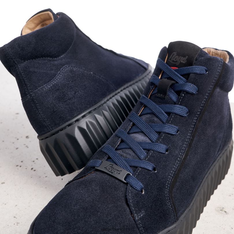 cipő HU LLOYD nők magas felső tornacipő kék 6444N811