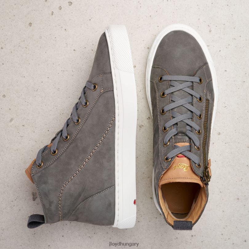 cipő HU LLOYD nők magas felső tornacipő szürke 6444N873