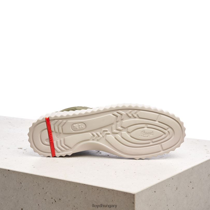 cipő HU LLOYD nők magas felső tornacipő zöld 6444N769