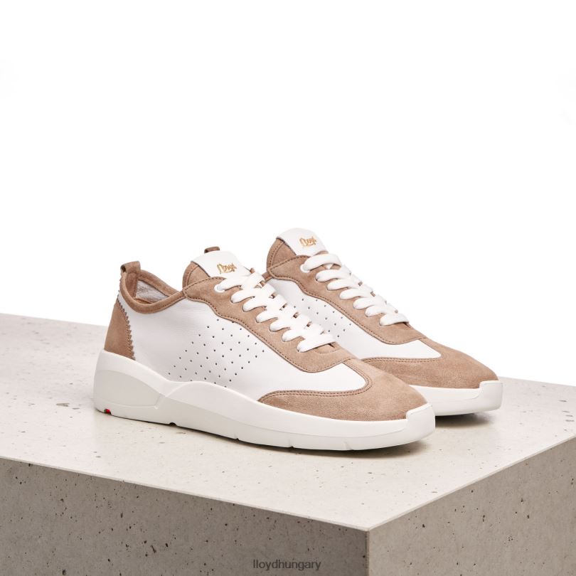 cipő HU LLOYD nők minőségi alacsony szárú tornacipő bézs 6444N1353