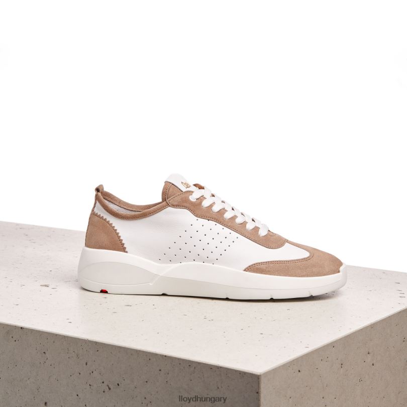 cipő HU LLOYD nők minőségi alacsony szárú tornacipő bézs 6444N1353