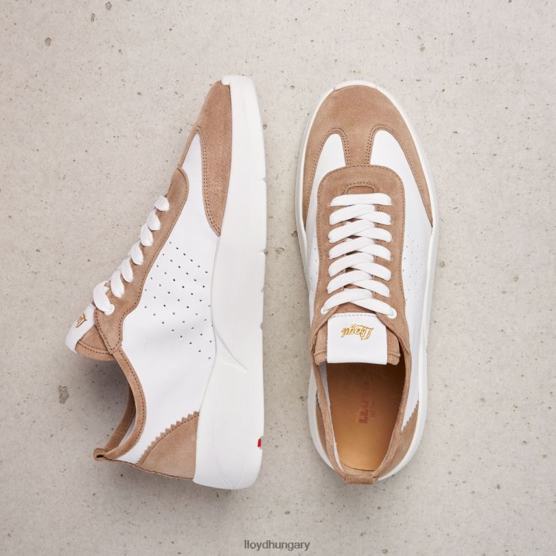 cipő HU LLOYD nők minőségi alacsony szárú tornacipő bézs 6444N1353