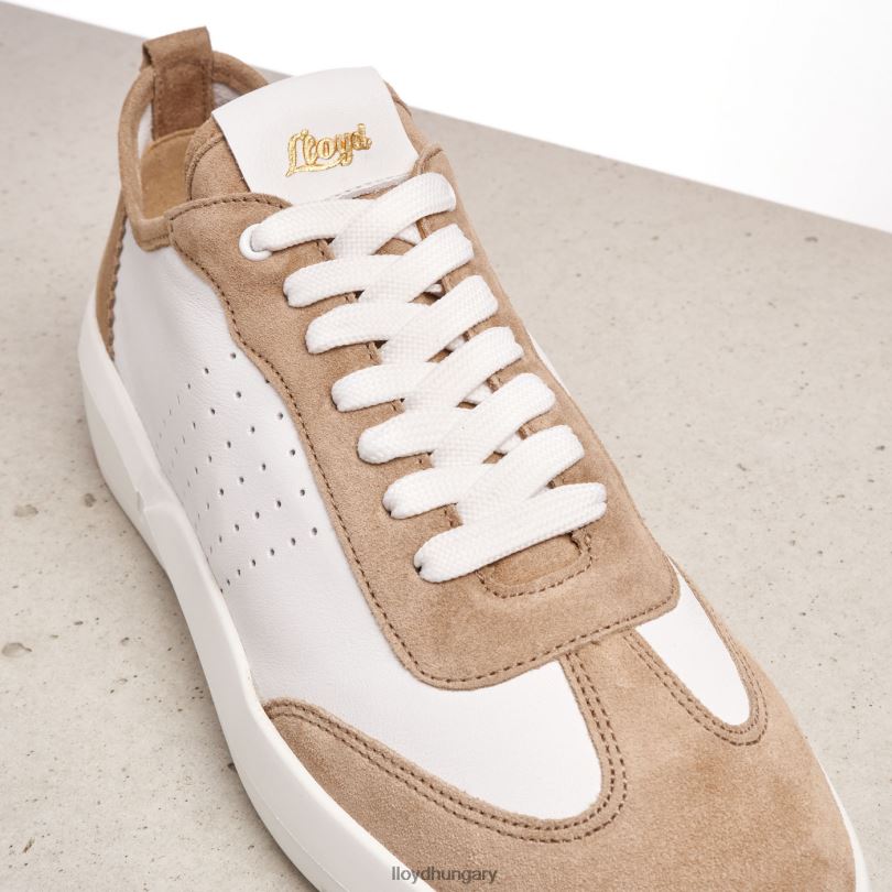 cipő HU LLOYD nők minőségi alacsony szárú tornacipő bézs 6444N1353