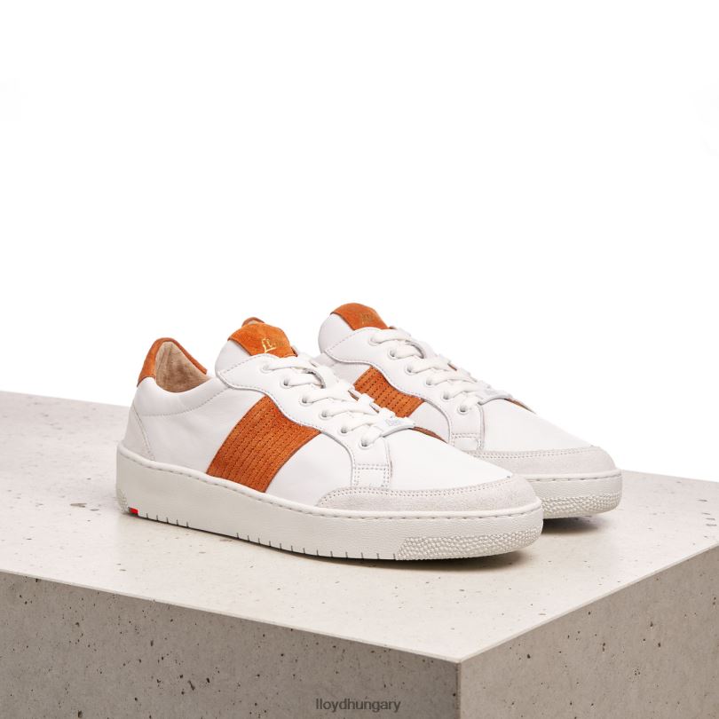 cipő HU LLOYD nők minőségi alacsony szárú tornacipő fehér 6444N831