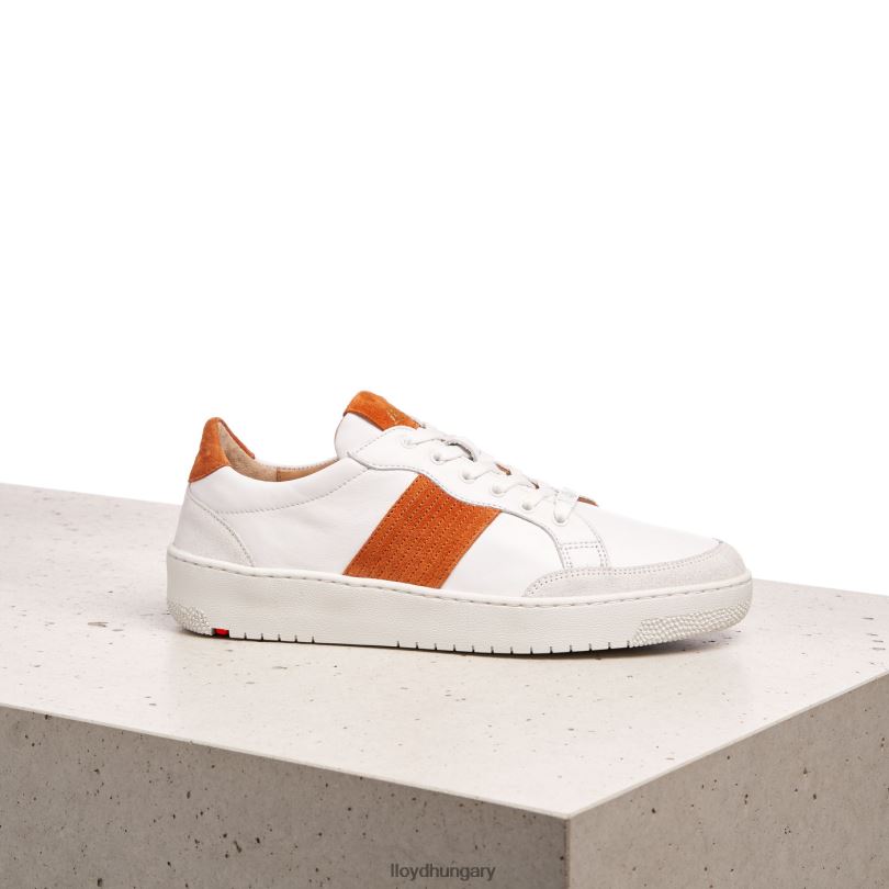 cipő HU LLOYD nők minőségi alacsony szárú tornacipő fehér 6444N831