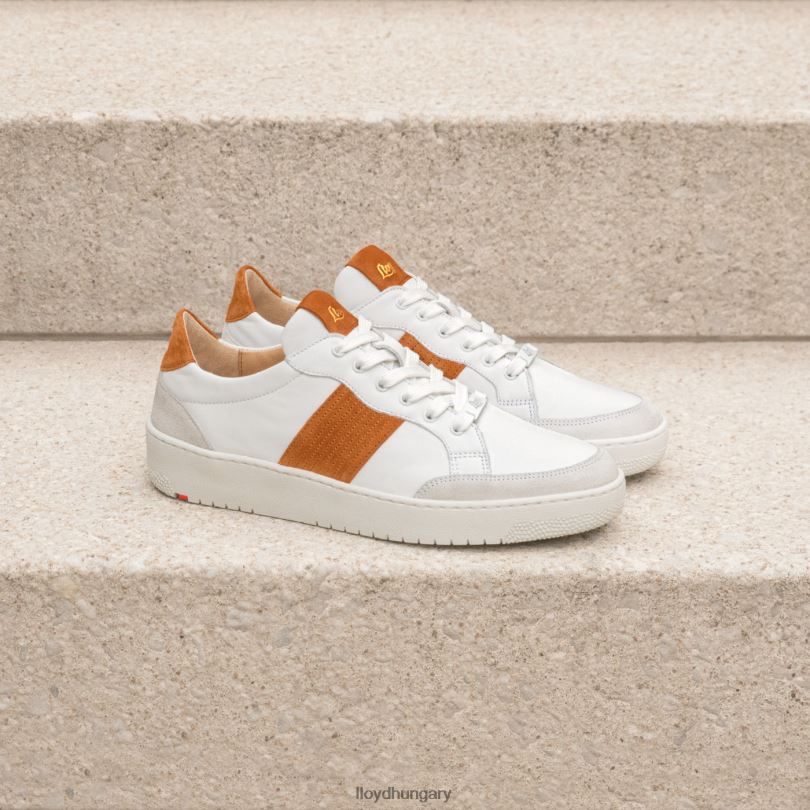 cipő HU LLOYD nők minőségi alacsony szárú tornacipő fehér 6444N831