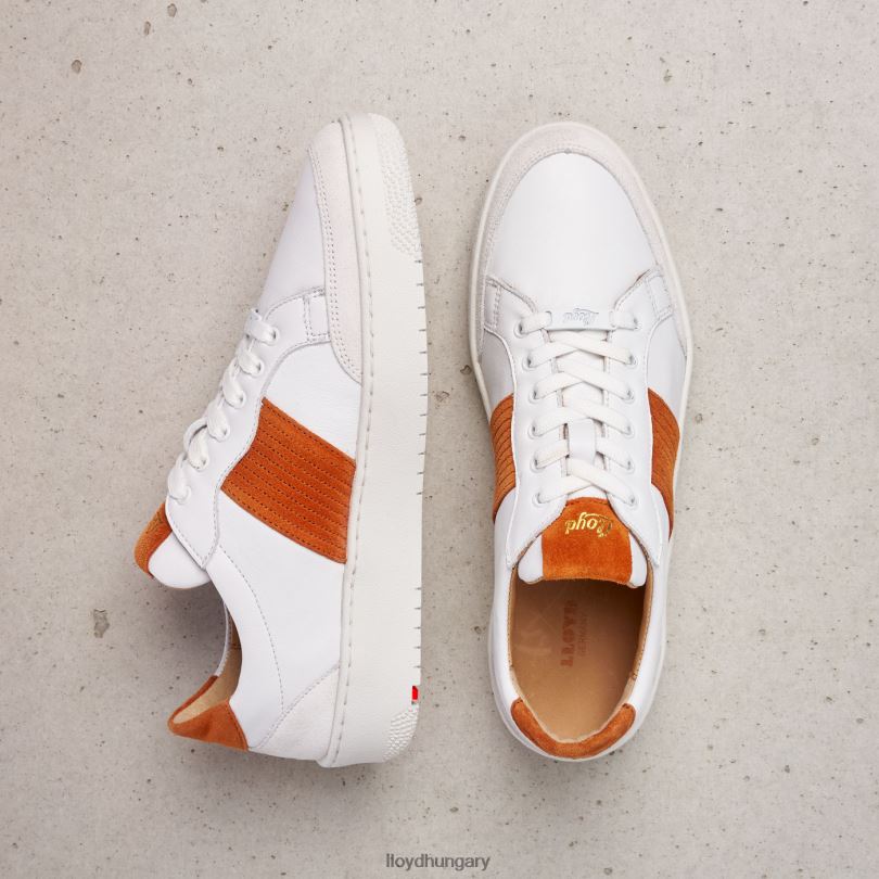 cipő HU LLOYD nők minőségi alacsony szárú tornacipő fehér 6444N831