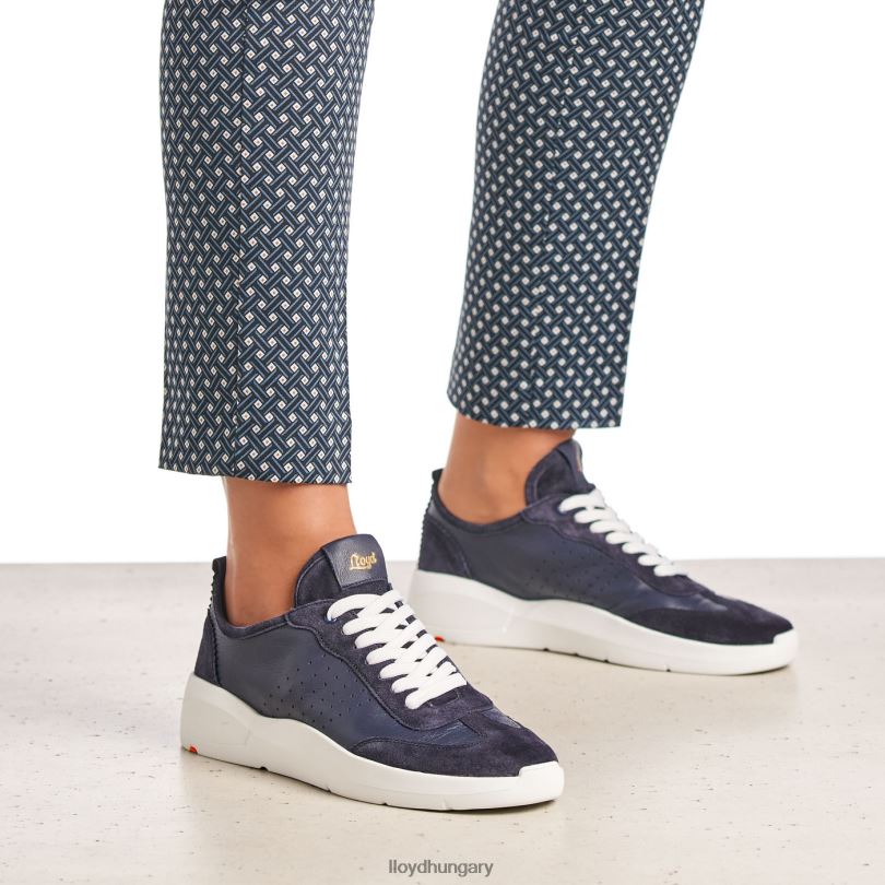 cipő HU LLOYD nők minőségi alacsony szárú tornacipő kék 6444N1352