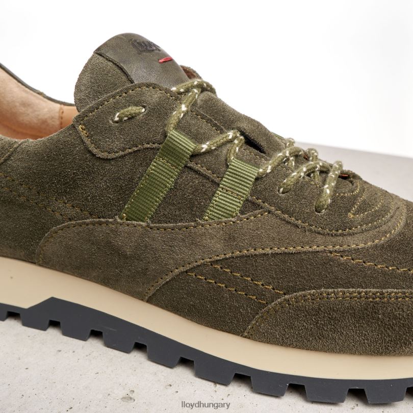 cipő HU LLOYD nők minőségi alacsony szárú tornacipő zöld 6444N857