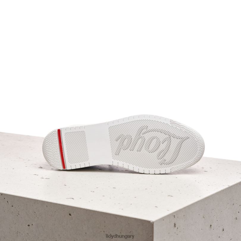 cipő HU LLOYD nők sima bőr foltos tornacipő fekete 6444N822