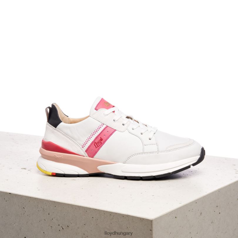 cipő HU LLOYD nők sima bőr foltos tornacipő kombinált 6444N832