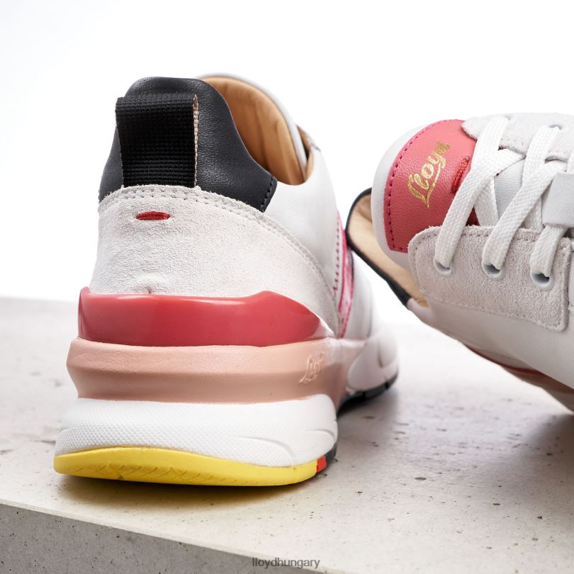 cipő HU LLOYD nők sima bőr foltos tornacipő kombinált 6444N832