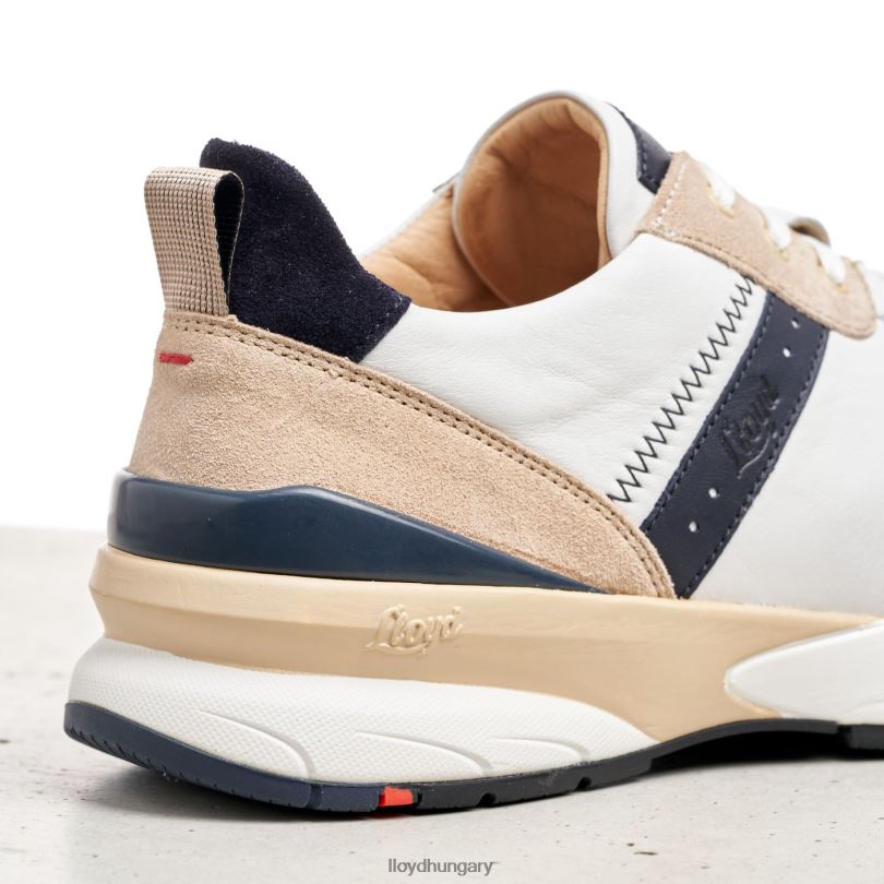 cipő HU LLOYD nők sima bőr foltos tornacipő kombinált 6444N833