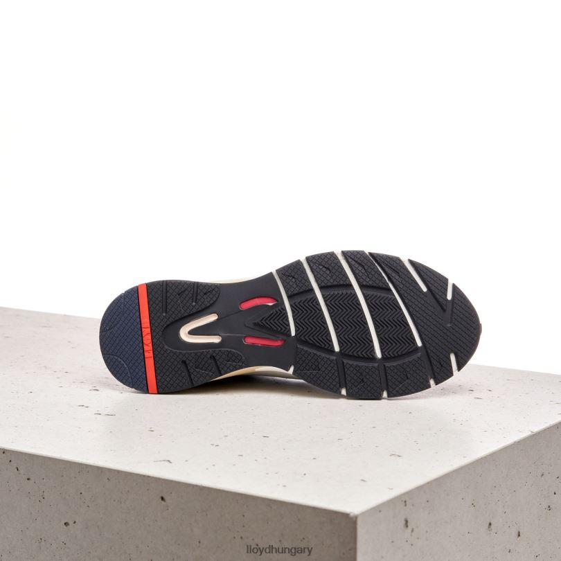 cipő HU LLOYD nők sima bőr foltos tornacipő kombinált 6444N833