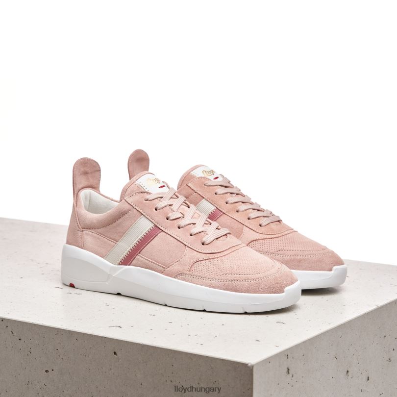 cipő HU LLOYD nők sima bőr tornacipő rózsaszín 6444N789