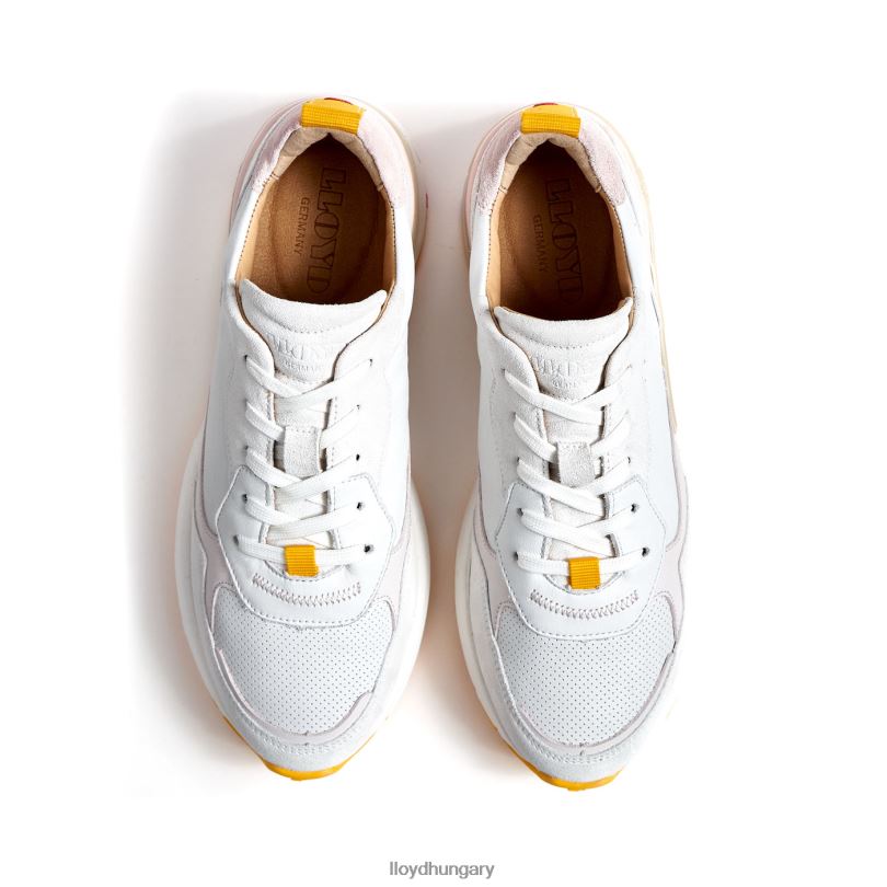 cipő HU LLOYD nők sportos megjelenésű tornacipő fehér 6444N837