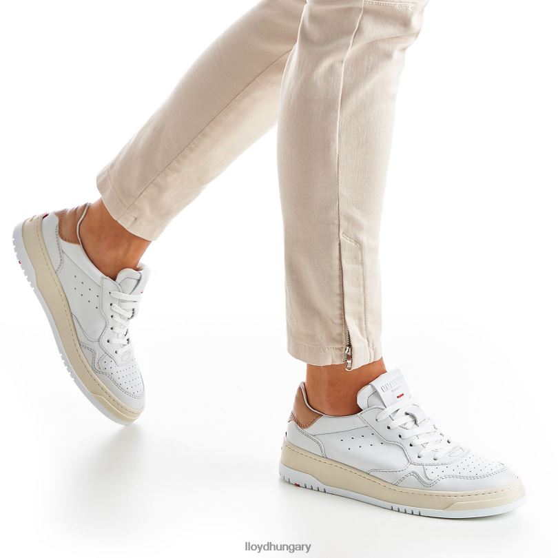 cipő HU LLOYD nők sportos megjelenésű tornacipő fehér 6444N865