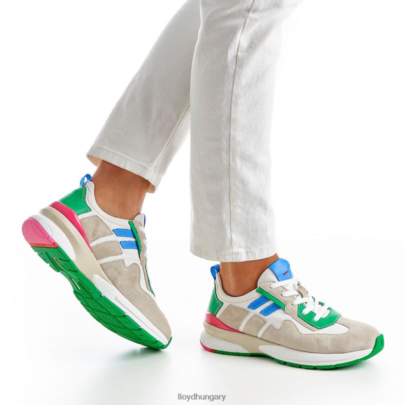 cipő HU LLOYD nők sportos megjelenésű tornacipő kombinált 6444N863