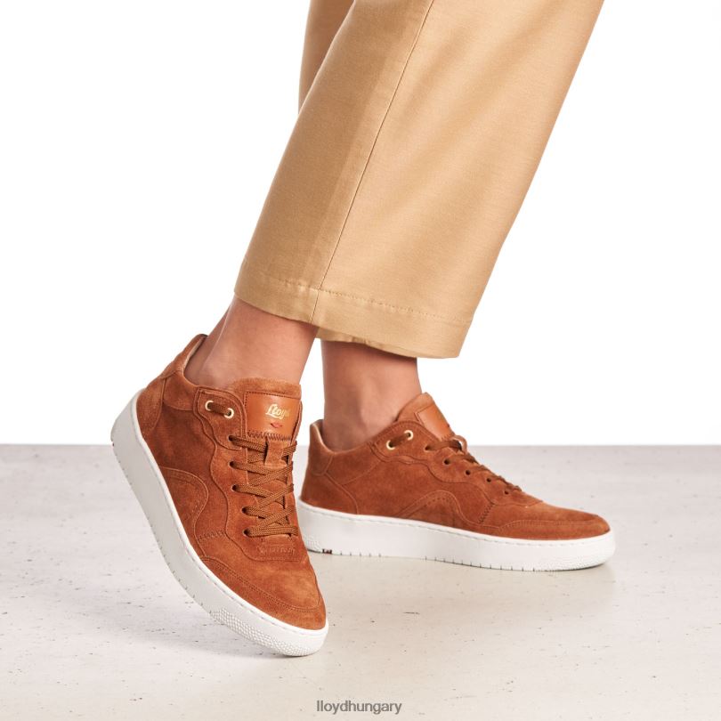 cipő HU LLOYD nők velúr tornacipő barna 6444N819