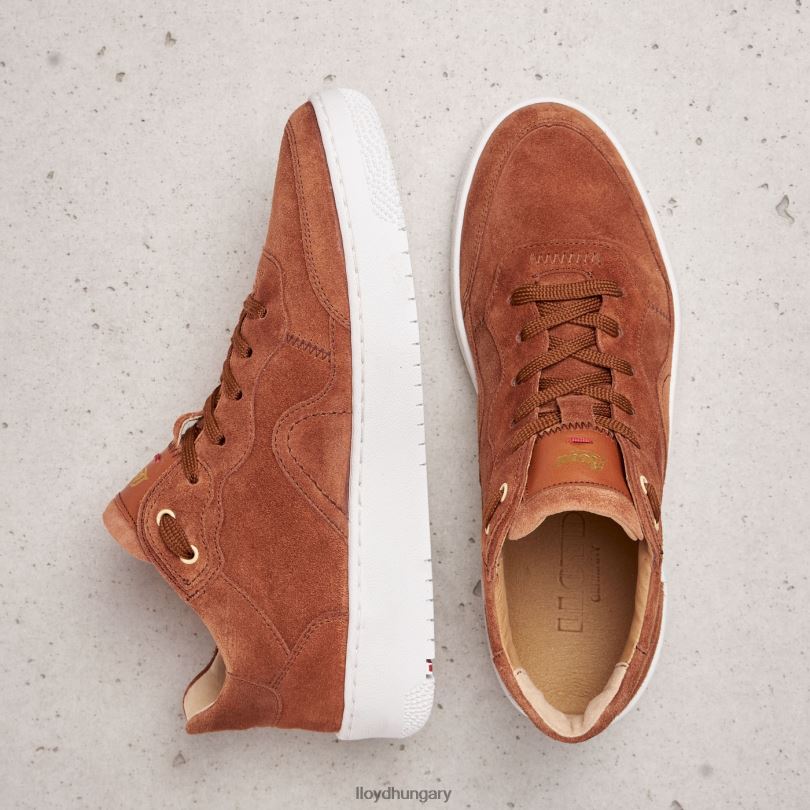 cipő HU LLOYD nők velúr tornacipő barna 6444N819