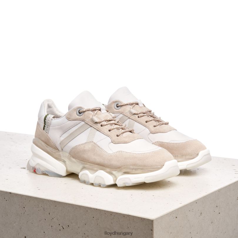 cipő HU LLOYD nők velúr tornacipő fehér 6444N816