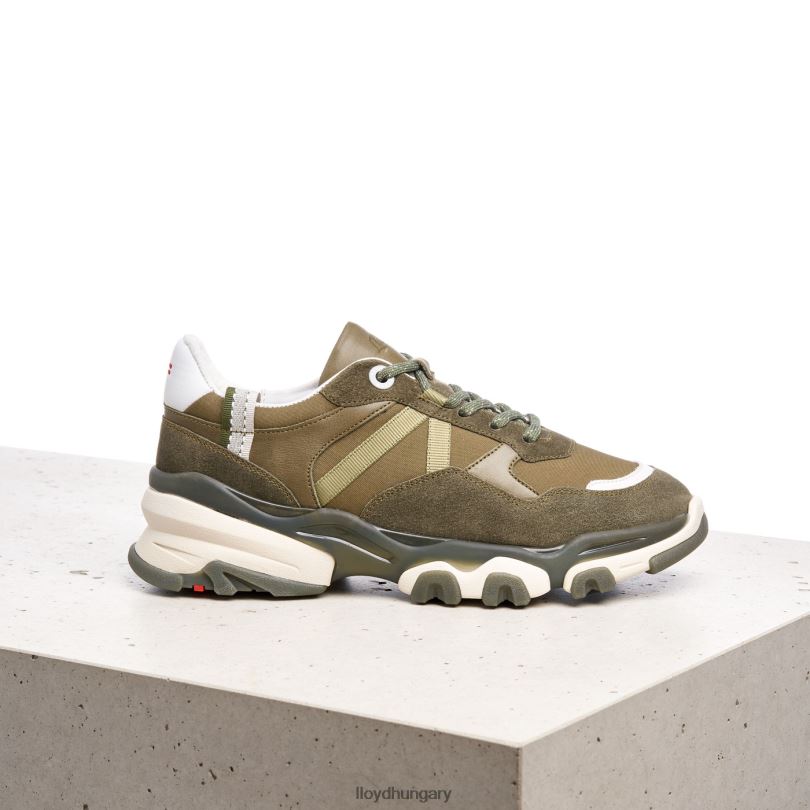 cipő HU LLOYD nők velúr tornacipő zöld 6444N802