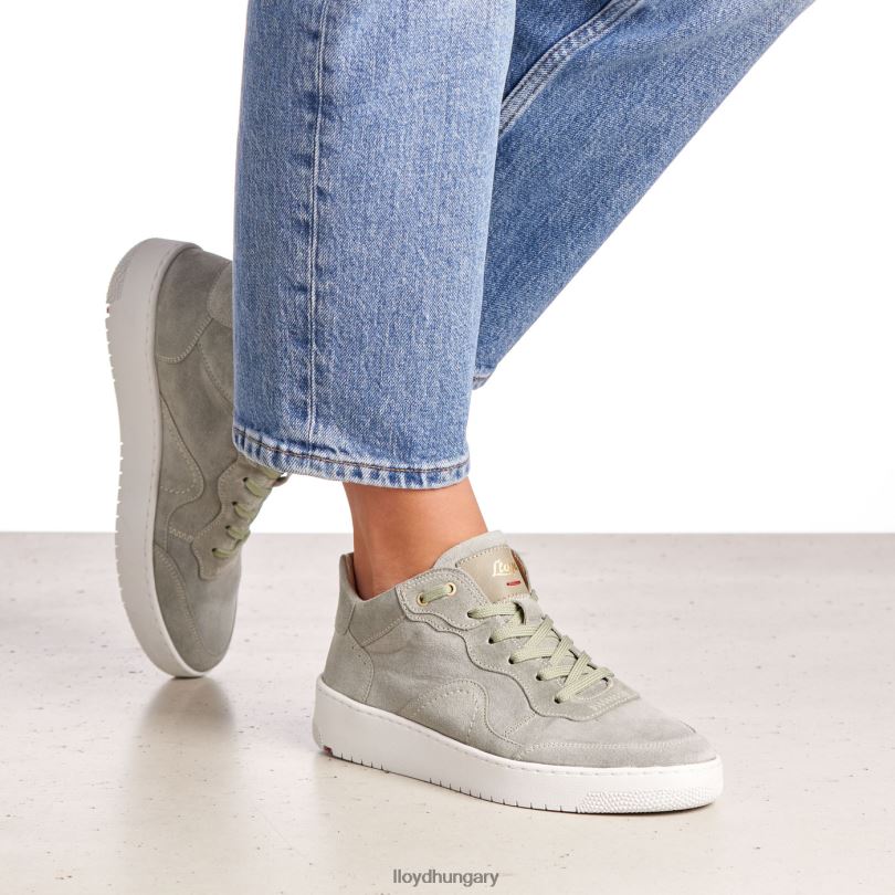 cipő HU LLOYD nők velúr tornacipő zöld 6444N841