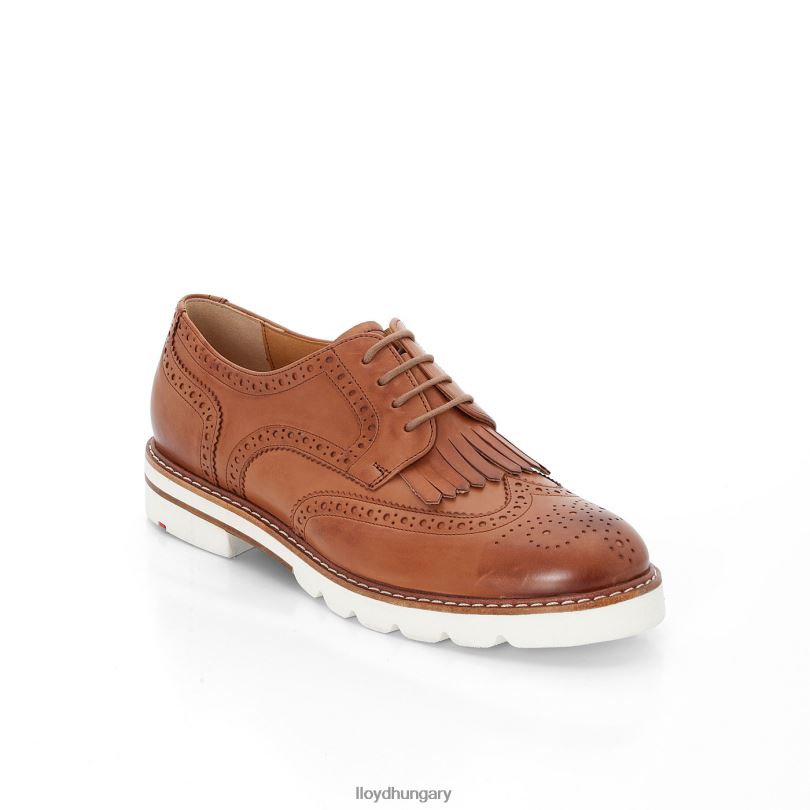 cipő HU LLOYD nők alkalmi fűzős félcipő bézs 6444N1187