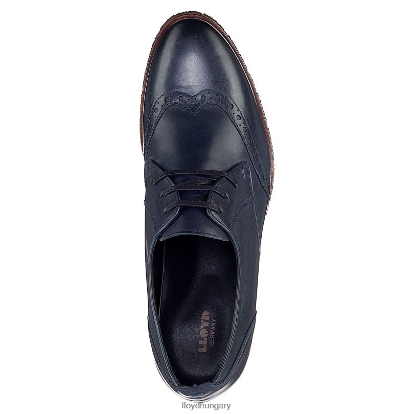 cipő HU LLOYD nők alkalmi fűzős félcipő kék 6444N1103