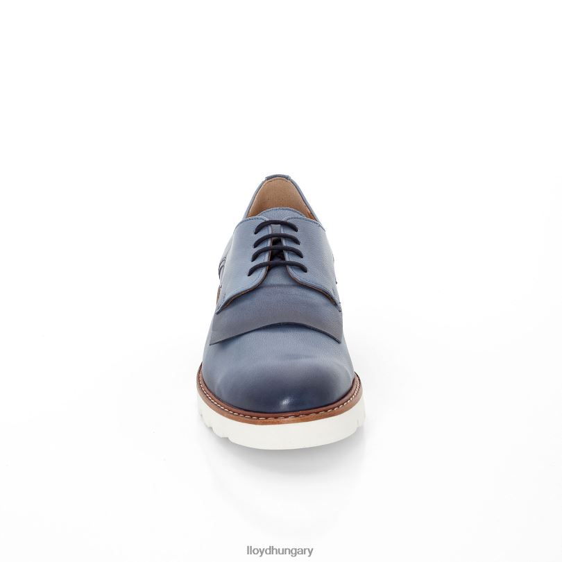 cipő HU LLOYD nők alkalmi fűzős félcipő kék 6444N1186