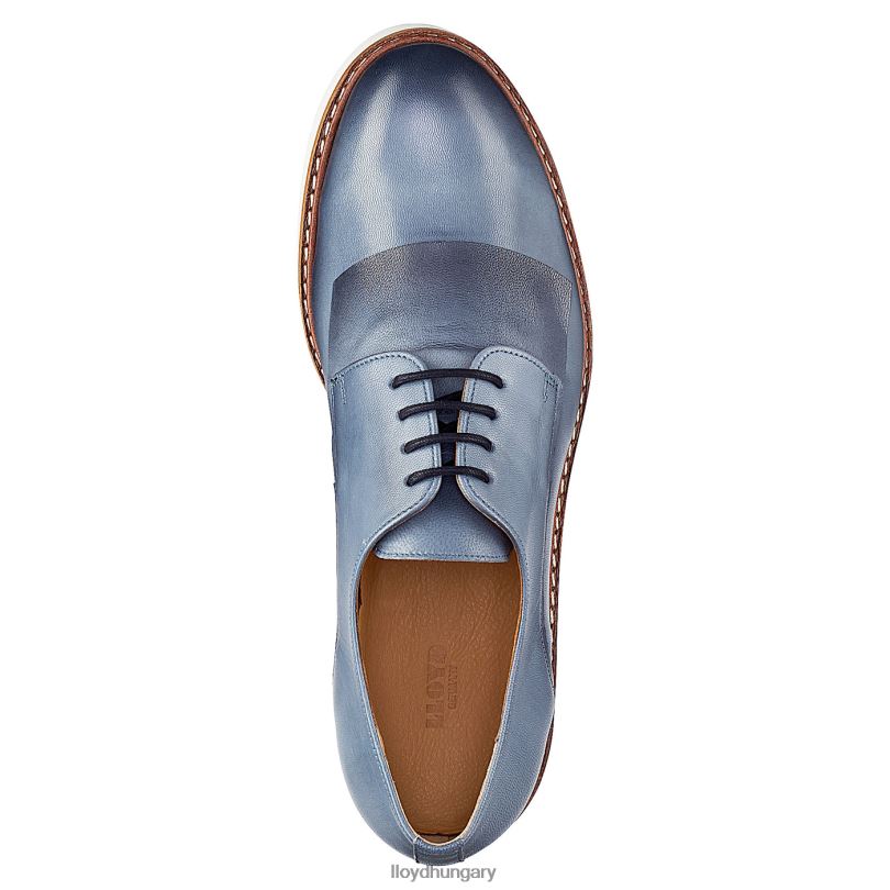 cipő HU LLOYD nők alkalmi fűzős félcipő kék 6444N1186