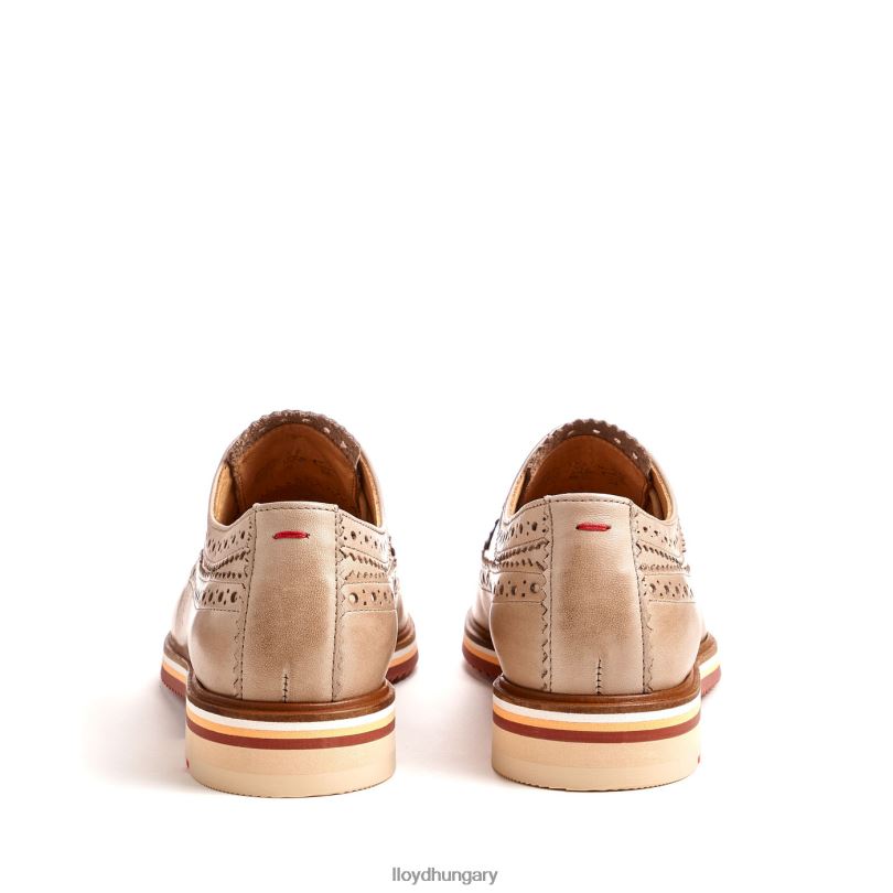 cipő HU LLOYD nők bőr csipke félcipő bézs 6444N1008