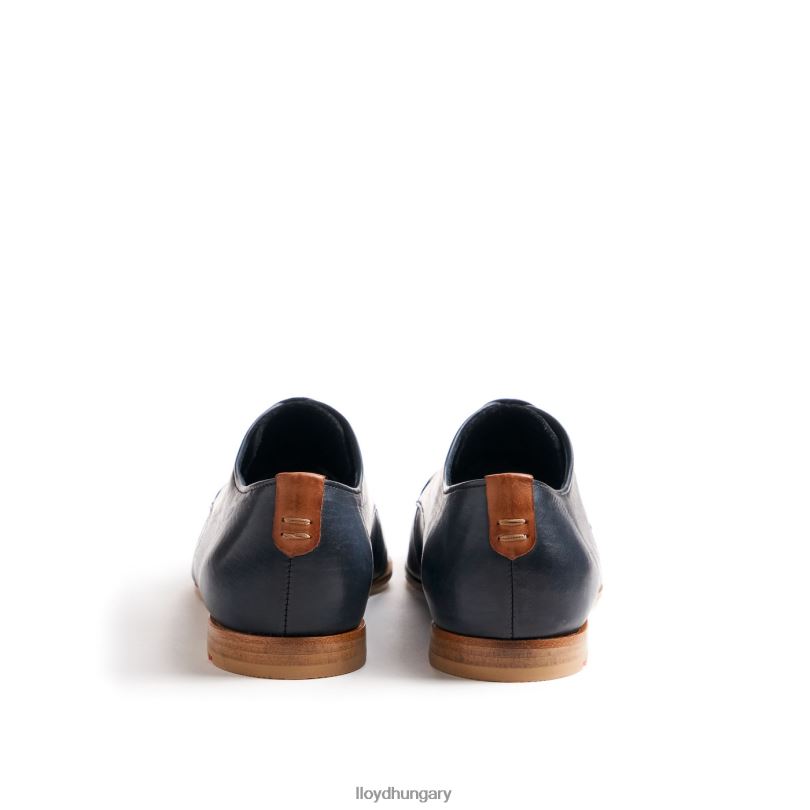 cipő HU LLOYD nők csipke sima bőr félcipő kék 6444N1066