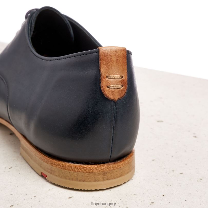 cipő HU LLOYD nők csipke sima bőr félcipő kék 6444N1066