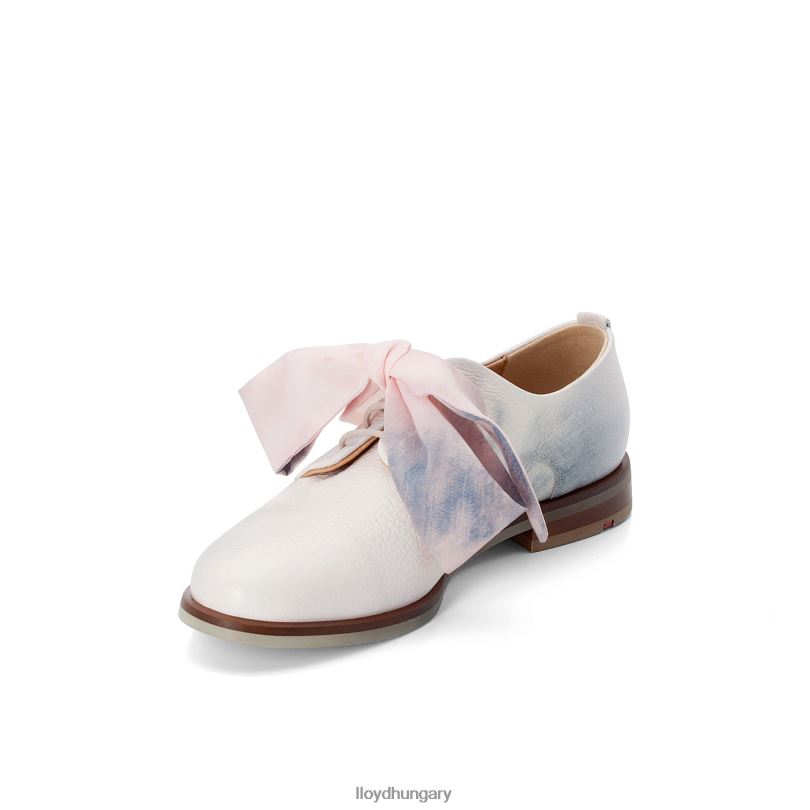 cipő HU LLOYD nők csipke sima bőr félcipő kombinált 6444N1179