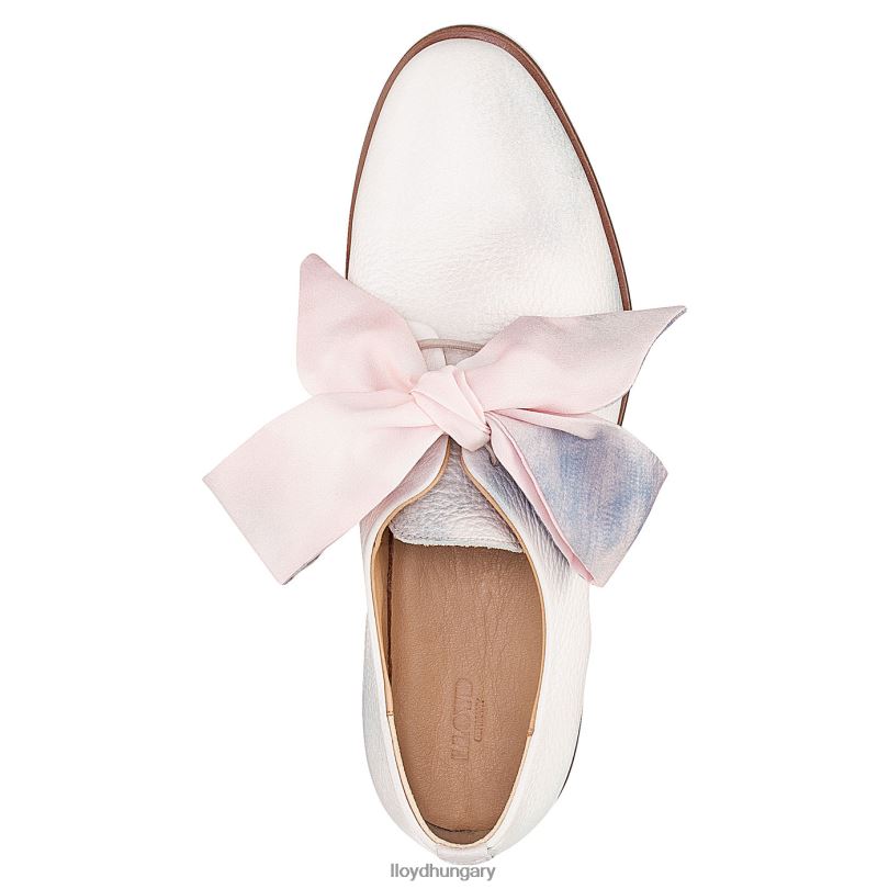 cipő HU LLOYD nők csipke sima bőr félcipő kombinált 6444N1179