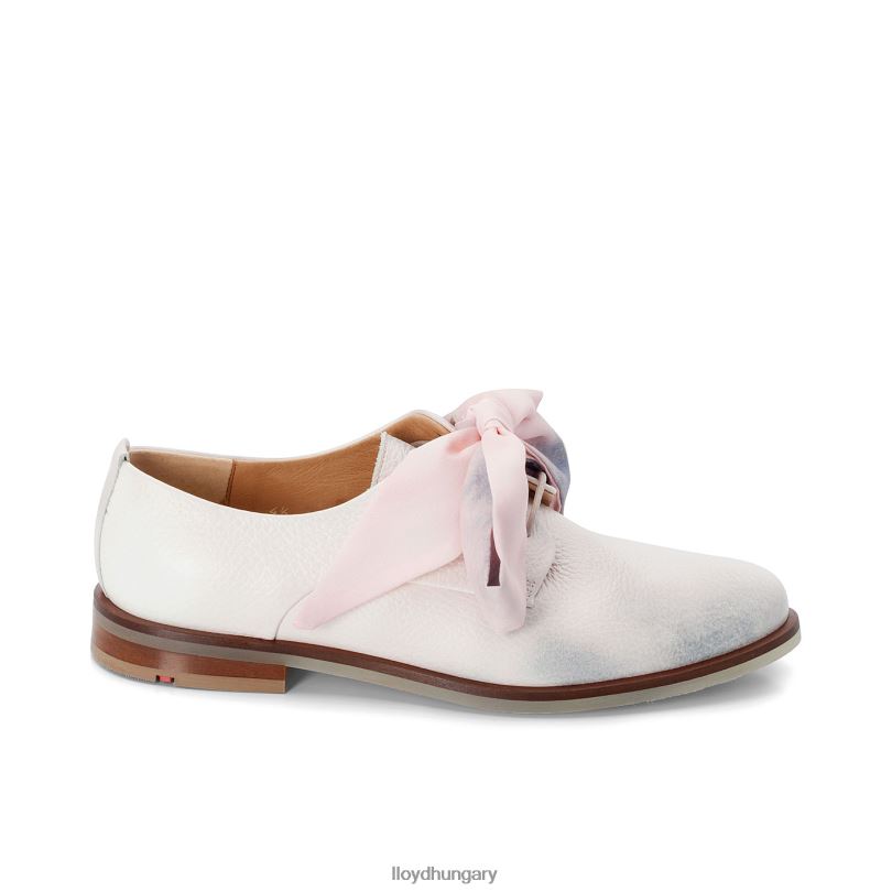 cipő HU LLOYD nők csipke sima bőr félcipő kombinált 6444N1179