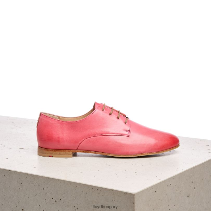 cipő HU LLOYD nők csipke sima bőr félcipő rózsaszín 6444N1093