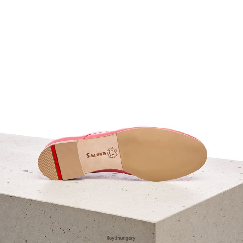cipő HU LLOYD nők csipke sima bőr félcipő rózsaszín 6444N1093
