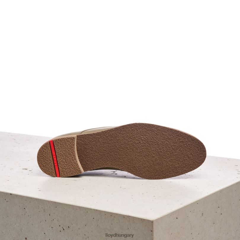 cipő HU LLOYD nők csipke sima bőr félcipő zöld 6444N1098